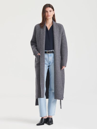 Naadam Luxe Merino Cashmere Tie Waist Coat