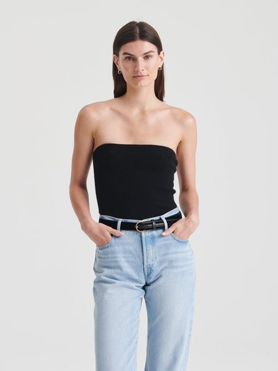 Naadam Signature Cashmere Ribbed Tube Top