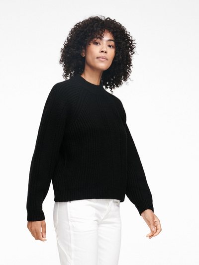 Naadam Cashmino Textured Crewneck Sweater