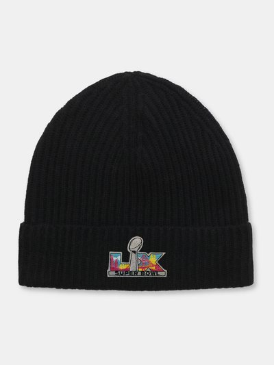 Naadam Super Bowl LX Cashmere Ribbed Beanie
