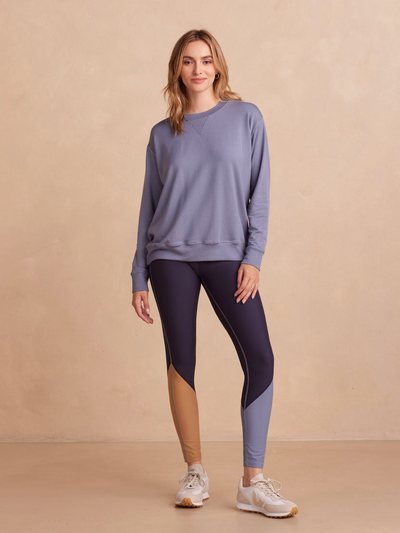 Summersalt The Colorblock High-Rise Full-Length Leggings - Midnight & Slate & Toffee