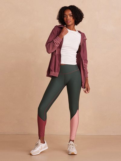 Summersalt The Colorblock High-Rise Full-Length Leggings - Eden & Shell & Rosewood