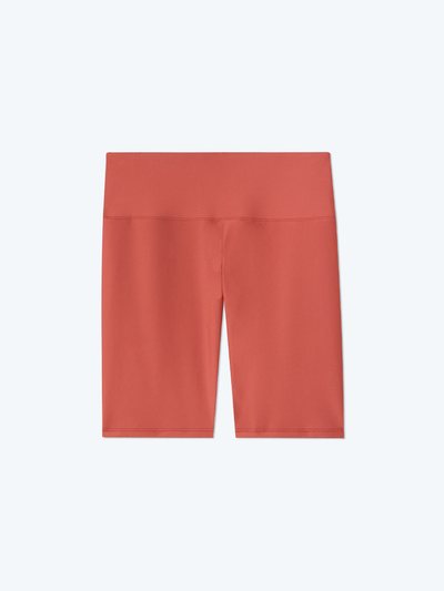 Summersalt The Do-It-All High Rise Biker Shorts - Terracotta