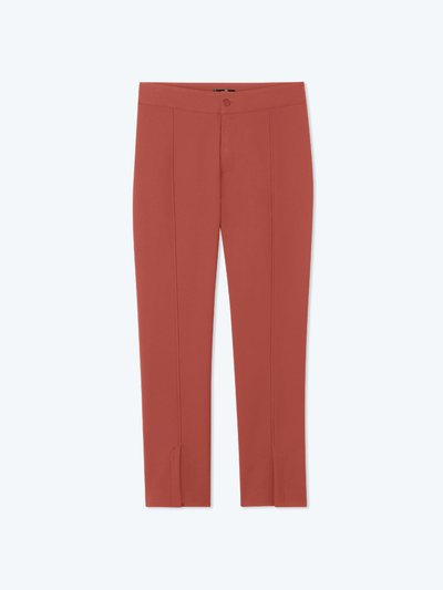 Summersalt The Multitasking Slit Front Ankle Pant - Terracotta