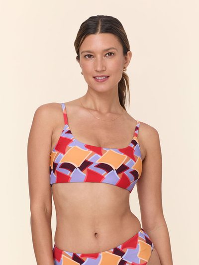 Andieswim The Maui Bikini Top - Eco Nylon - Mod Geo
