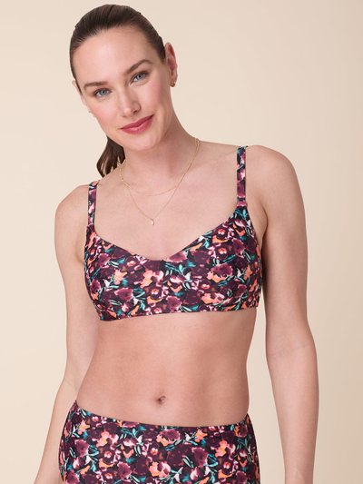 Andieswim Andie X Lands’ End Tugless Molki Bikini Top - Eco Nylon - Multi Floral