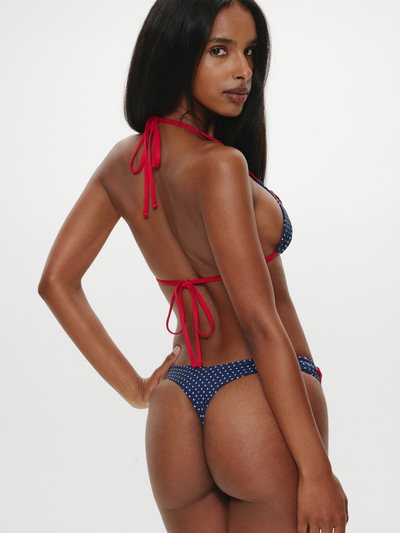 Frankiesbikinis Full Moon Micro Bikini Bottom - Shooting Stars