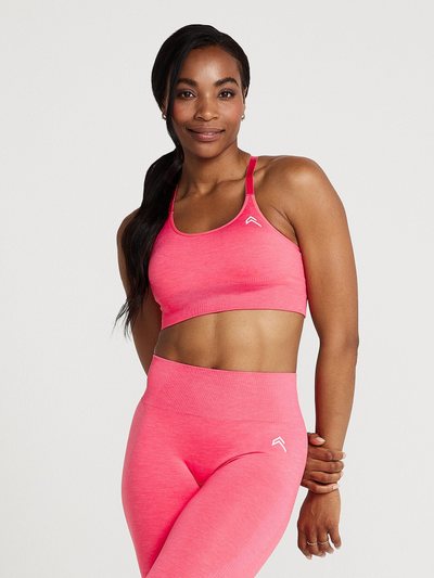 Oneractive Classic Seamless Sports Bra | Guava Marl