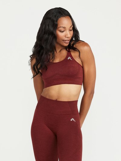 Oneractive Classic Seamless Sports Bra | Rosewood Marl