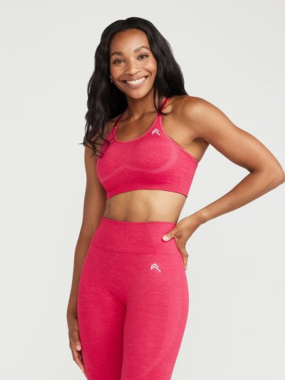 Oneractive Classic Seamless Sports Bra | Berry Bloom Marl