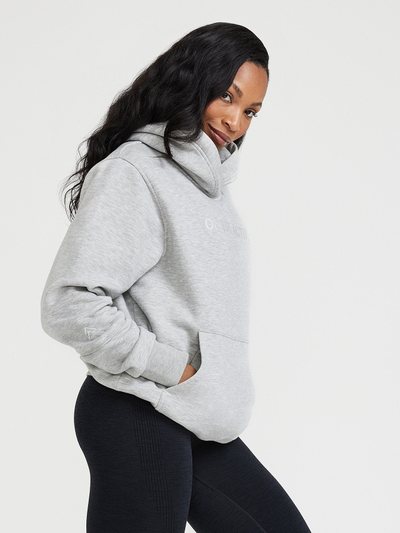Oneractive Classic Lounge Oversized Hoodie | Silver Marl