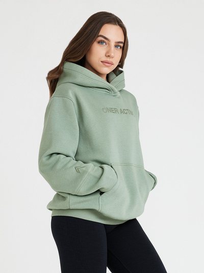 Oneractive Classic Lounge Oversized Hoodie | Sage