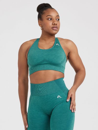 Oneractive Classic Seamless 2.0 Bralette | Mineral Green Marl