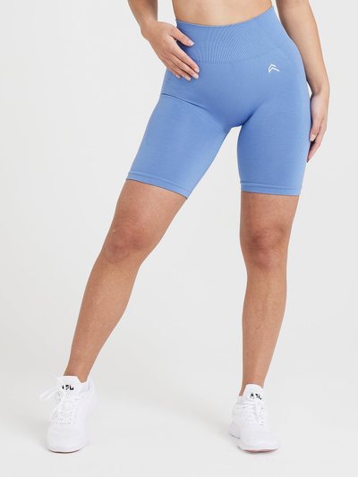 Oneractive Classic Seamless 2.0 Cycling Shorts | Light Denim Marl