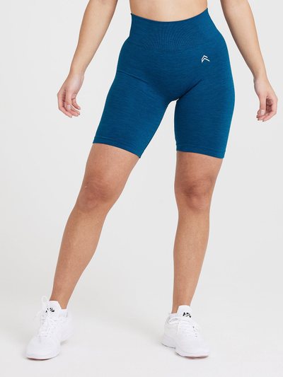 Oneractive Classic Seamless 2.0 Cycling Shorts | Petrol Blue Marl