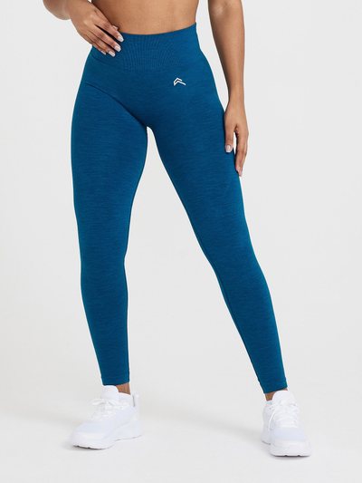 Oneractive Classic Seamless 2.0 Leggings | Petrol Blue Marl