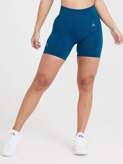 Oneractive Classic Seamless 2.0 Shorts | Petrol Blue Marl