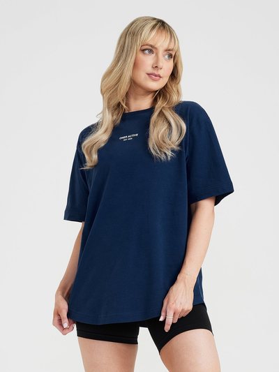 Oneractive Graphic Oversized Short Sleeve Tee | Washed Midnight