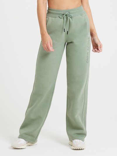 Oneractive Classic Lounge Straight Leg Joggers | Sage