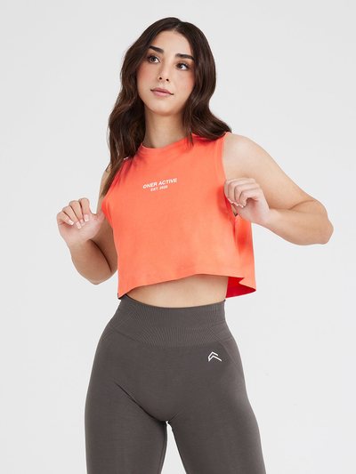 Oneractive Graphic Jersey Tank | Washed Peach Blossom