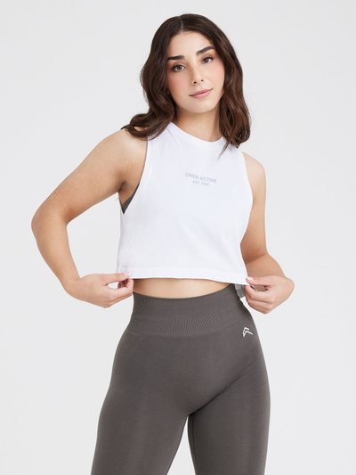 Oneractive Graphic Jersey Tank | White