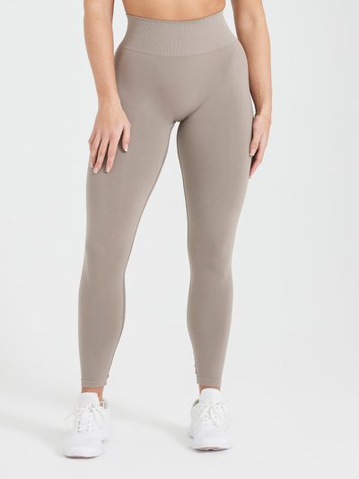 Oneractive EffortlessLift™ Seamless Leggings with White Logo | Minky