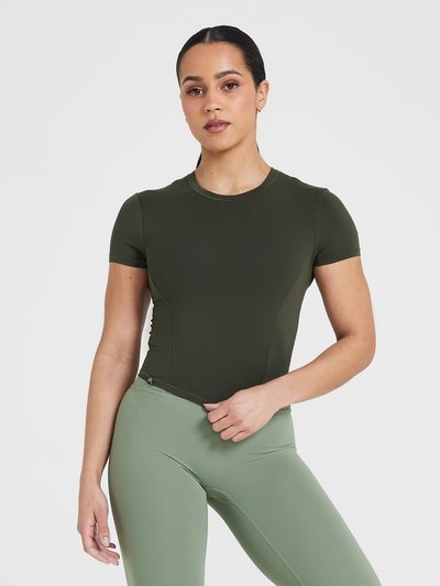 Oneractive Mellow™ Soft Mid Short Sleeve T-Shirt | Khaki