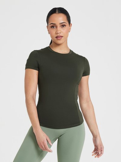 Oneractive Mellow™ Soft Short Sleeve T-Shirt | Khaki