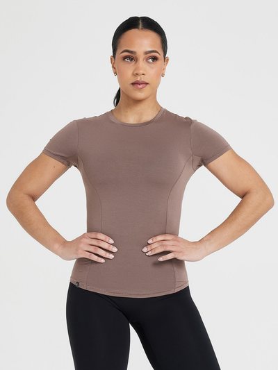 Oneractive Mellow™ Soft Short Sleeve T-Shirt | Cool Brown