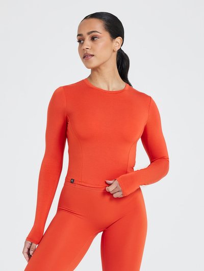 Oneractive Mellow™ Soft Mid Long Sleeve Top | Spice