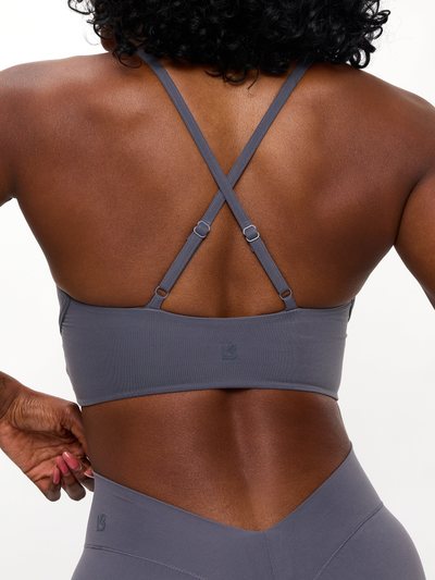 Buffbunny Poshknit Sports Bra - Blue Steel
