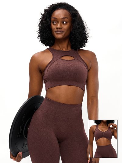 Buffbunny Form Reversible Seamless Sports Bra - Smoked Cherry