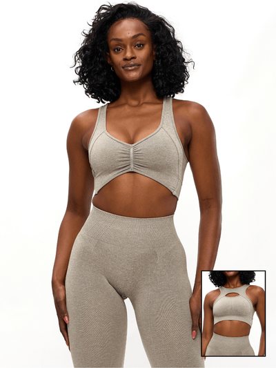Buffbunny Form Reversible Seamless Sports Bra - Neutral