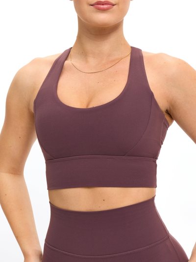 Buffbunny Rosa Sports Bra - Smoked Cherry