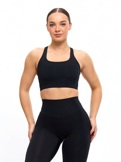 Buffbunny Every Day Airbrush Sports Bra - Onyx Black