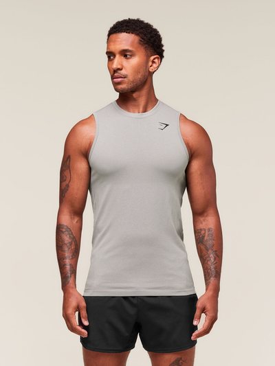 Gymshark Gymshark Vital Tank - Light Grey/Smokey Grey
