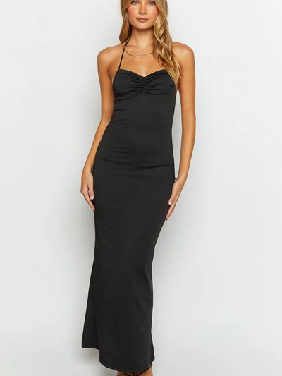 Beginning Boutique Brandi Black Maxi Dress
