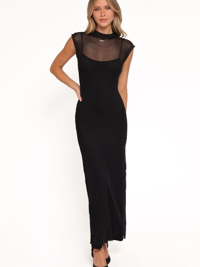 Petalandpup Charice Midi Dress - Black