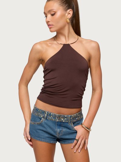 Edikted Libie Chain Halter Top