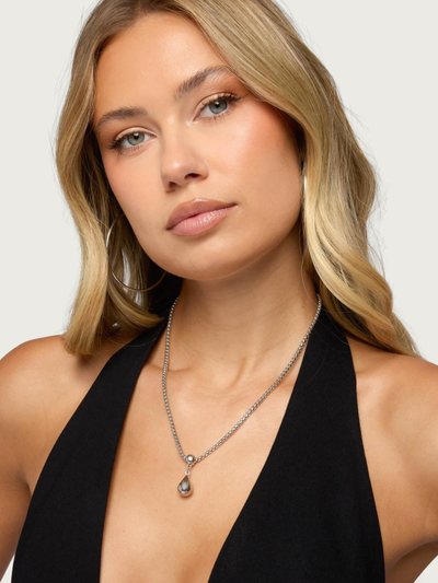 Edikted Teardrop Chain Necklace