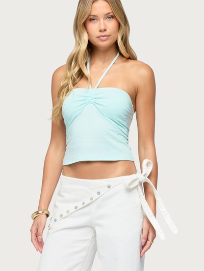 Edikted Yolandi Ruched Halter Top