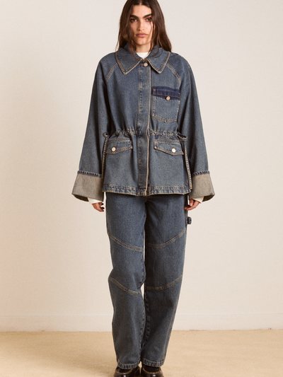 Damsonmadder Emilie Workwear Jacket - Vintage Wash