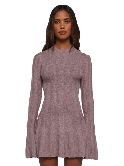 Dollskill Cafe Reverie Mini Dress - Purple