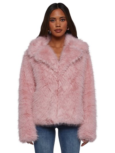 Dolls Kill Melora Faux Fur Coat - Pink