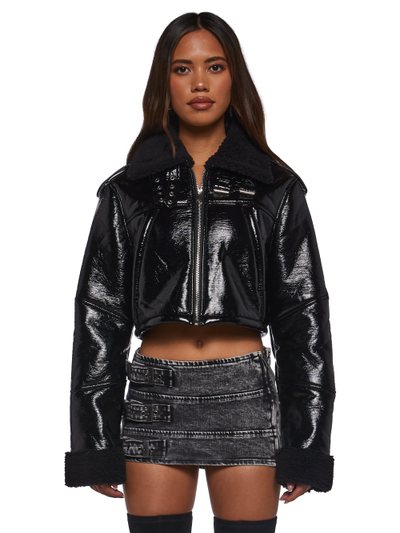 Dolls Kill Imperfect For You Cropped Jacket