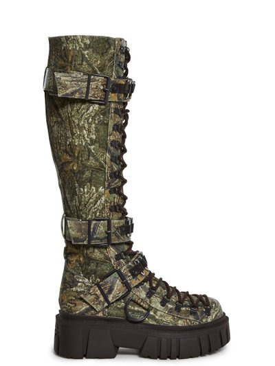 Dollskill Camo Knee High Boots
