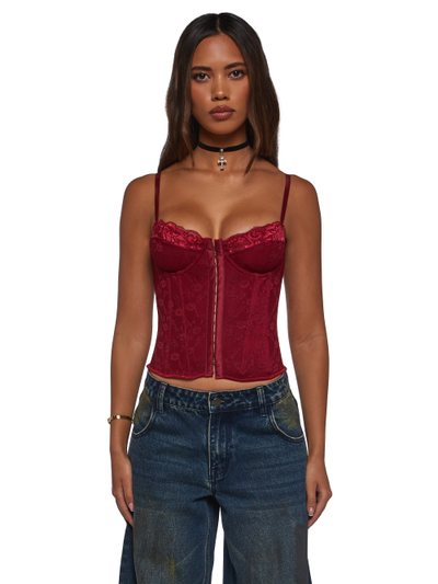Dolls Kill Hot Chase Corset Top