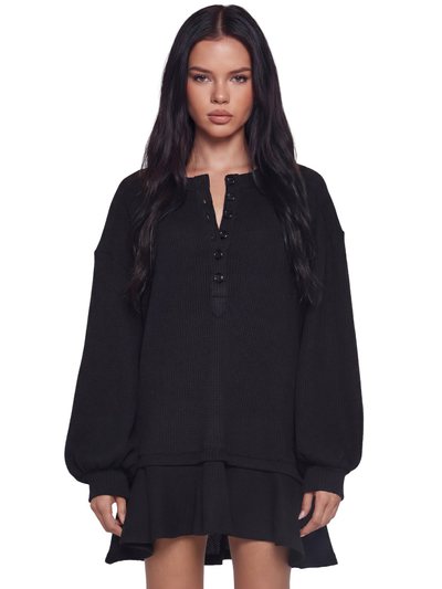 Dollskill First Glances Trapeze Dress - Black