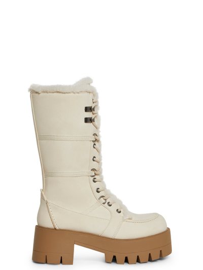Dolls Kill Grunge Trek Hiking Boots - White