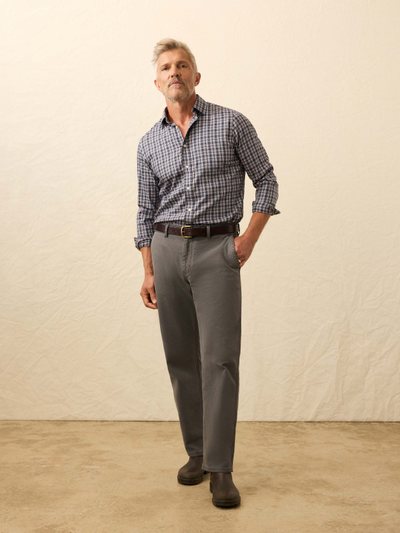 Fahertybrand Sunwashed Canvas Utility Pant - Washed Charcoal